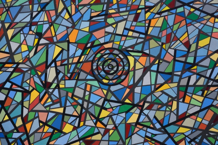 Stained Glass Window 48 X 36